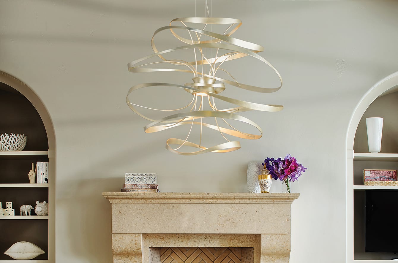 Calligraphy Pendant by Corbett Lighting