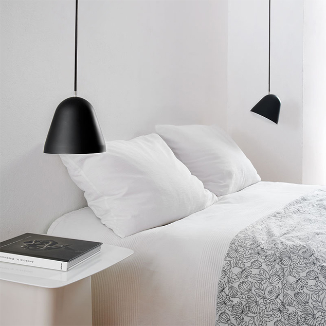 Trend to Try: Bedside Pendant Lighting.