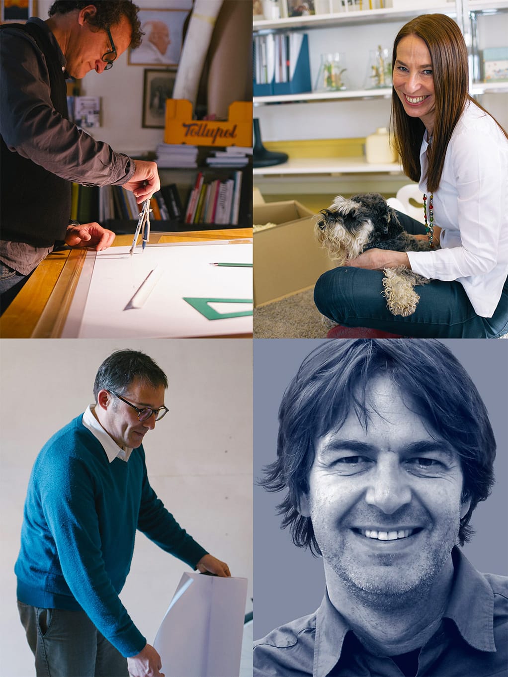 Gonzalo Milà, Joana Bover, Christophe Mathieu, Alex Fernández Camps