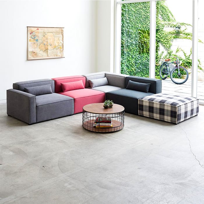 Mix Modular 5 Piece Sectional Sofa Collection by Gus* Modern.