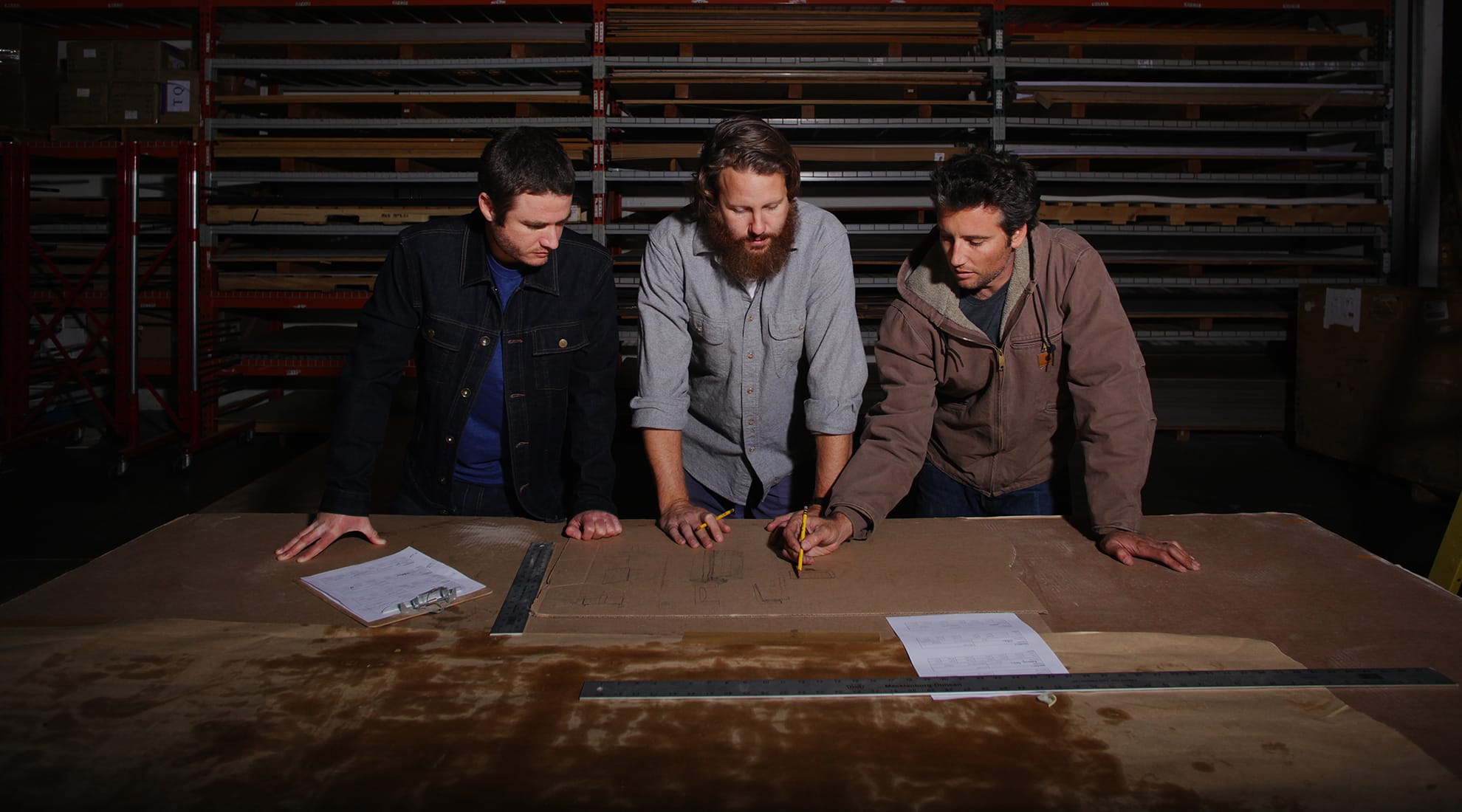 Cerno founders Bret Englander, Nick Sheridan and Daniel Wacholder.