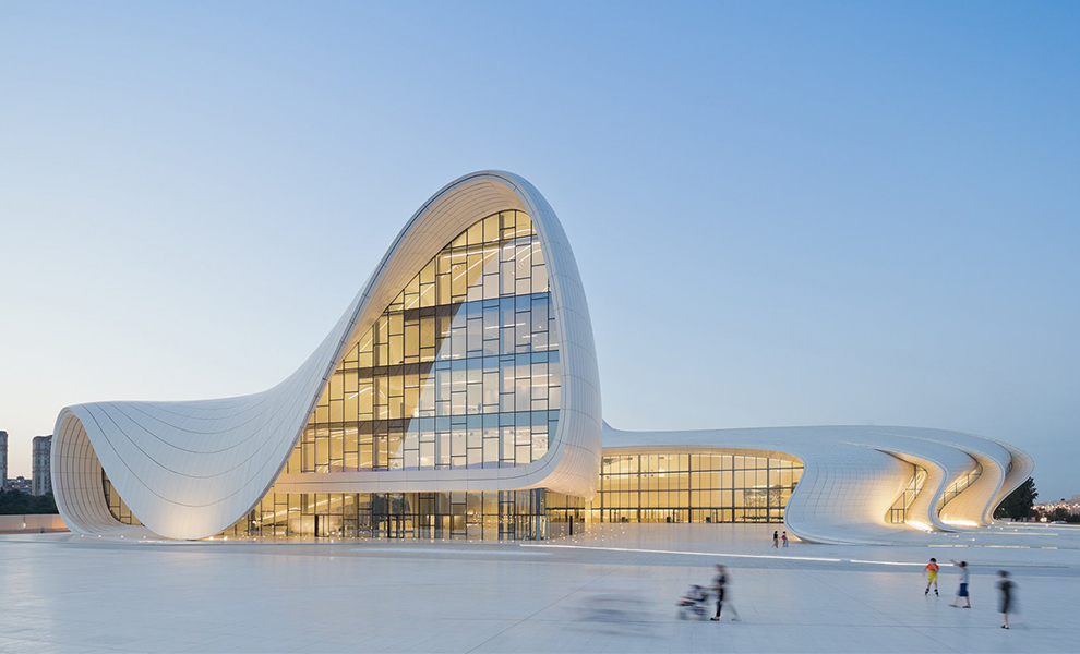 Heydar Aliyev Centre, Baku, Azerbaijan (completed 2012)