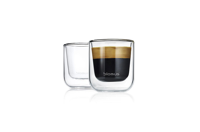 NERO Insulated Espresso Glasses by Blomus.