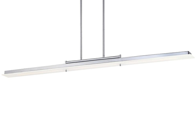 Twist and Shout LED Linear Suspension by George Kovacs.