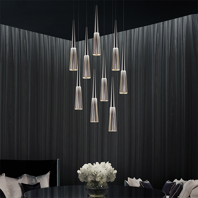 Spire, Rain and Trinity by Robert Sonneman for SONNEMAN Lighting.