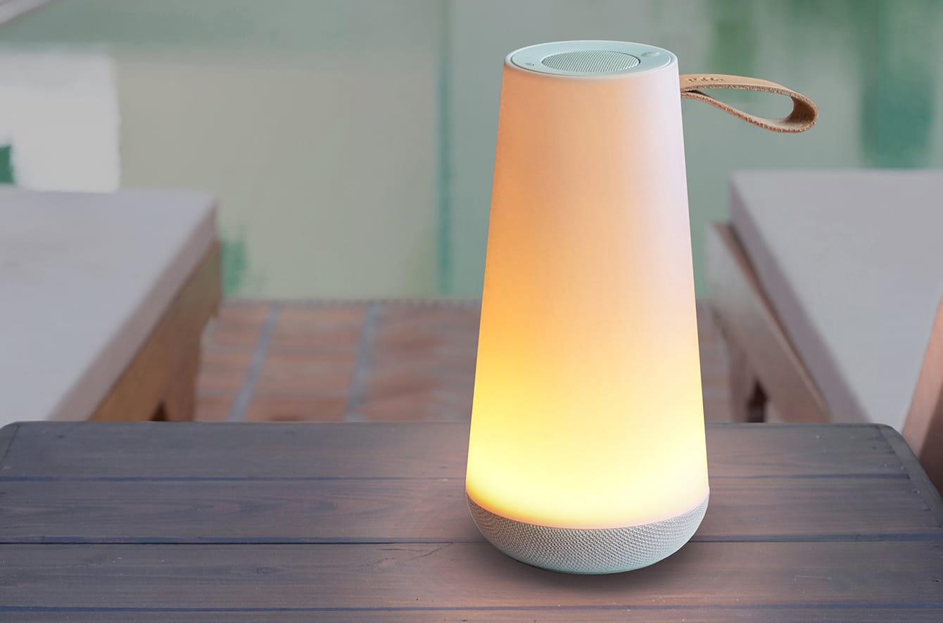 Uma Sound LED Mini Table Lamp by Pablo Designs