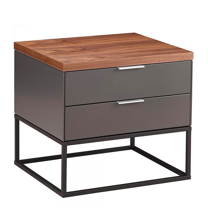 Leroy Side Table with Drawers by DesignIt by Moe's.