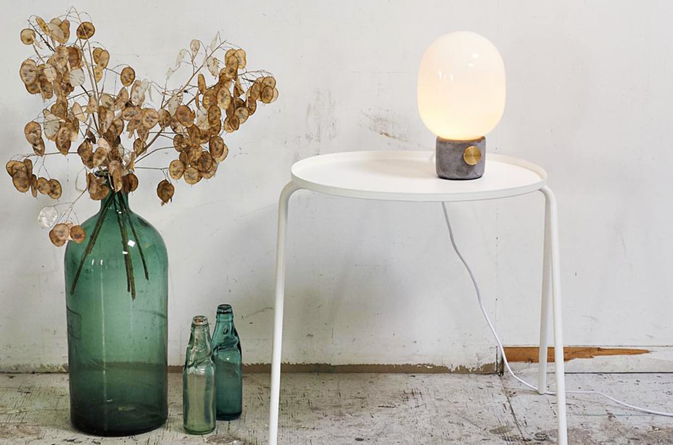 JWDA Concrete Table Lamp by Menu