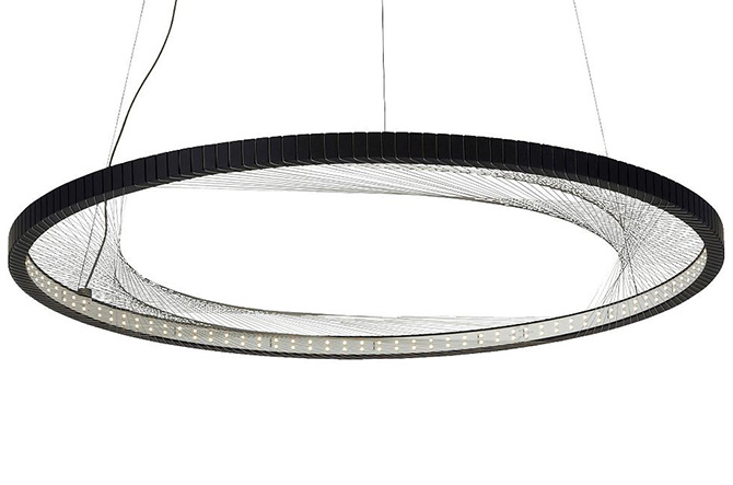 Interlace LED Suspension by Tech Lighting.