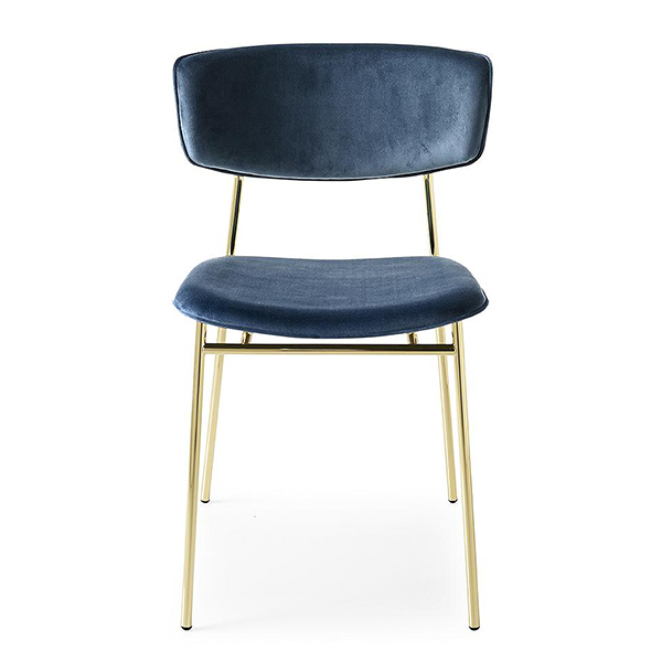 Fifties Upholstered Metal Chair by Calligaris.