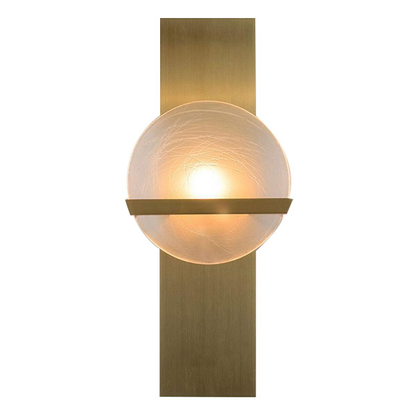 Lunette Rectangular Wall Sconce by Ridgely Studio.