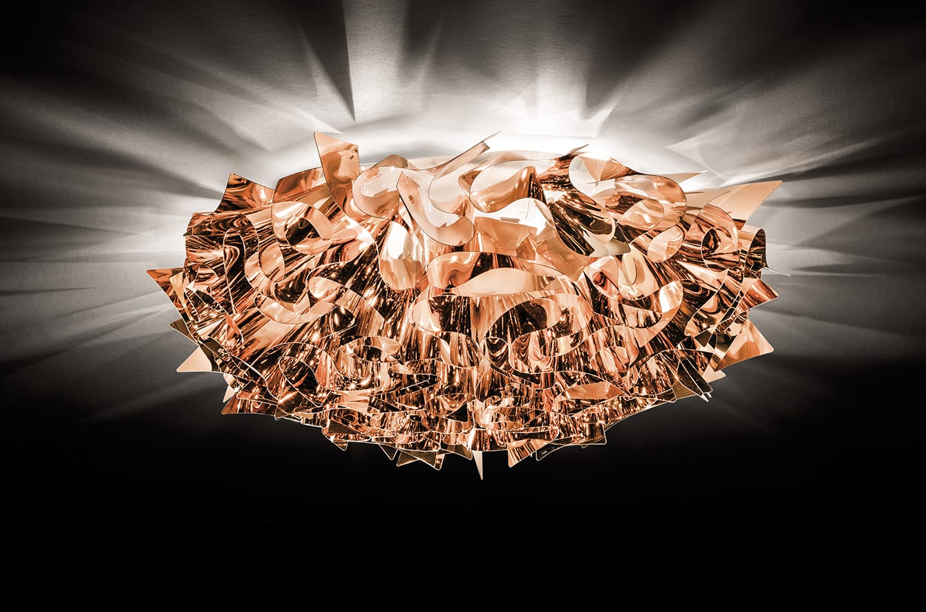 Veli Metal Wall/Ceiling Light by Slamp