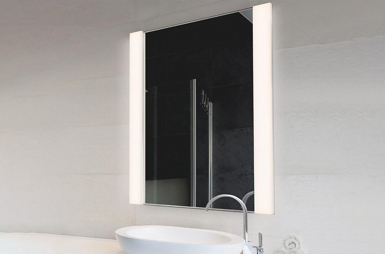 Vanity Wide Vertical LED Mirror Kit by SONNEMAN Lighting